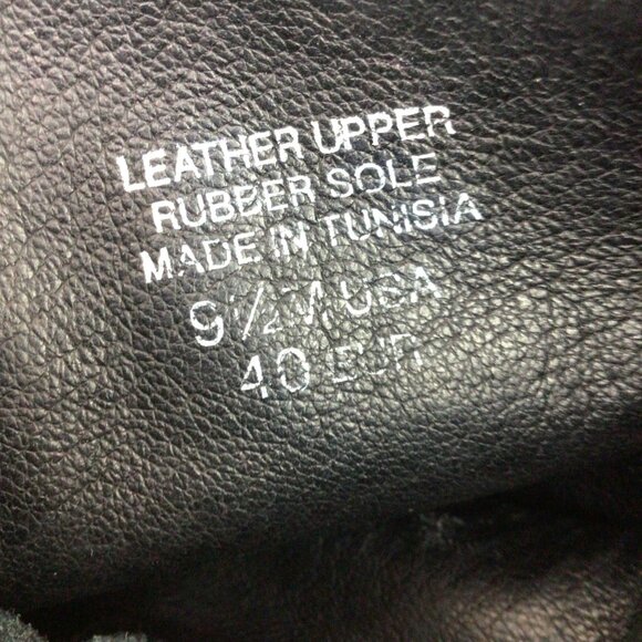 Vera Wang Lavender Uma Embellished Combat Moto Leather Mid-Calf Boots Womens 9.5 - Picture 13 of 14